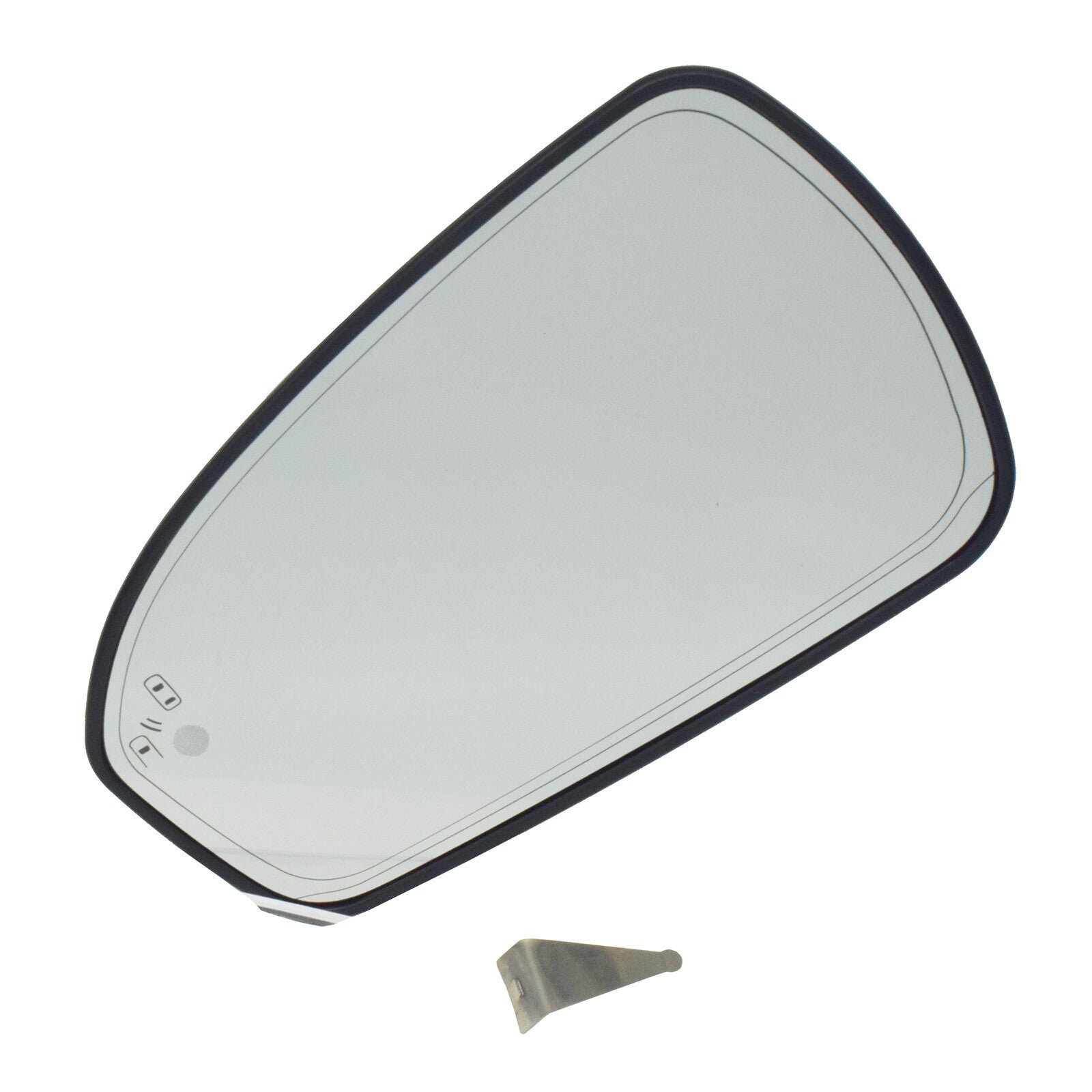 Left-side mirror with blind spot monitor and heating for Ford Fusion 2013 - 2020