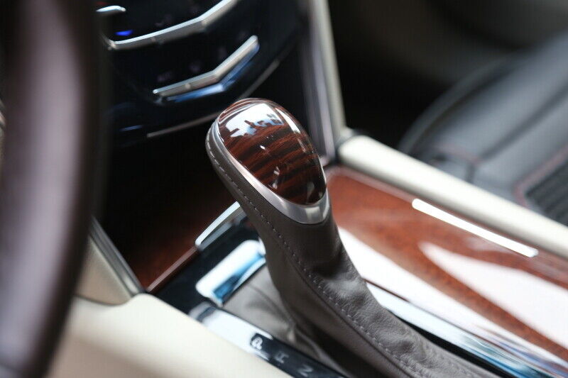 Inner Gear Shift Knob Head Cover Trim for Cadillac XTS 2013-2017 Red Wood Grain