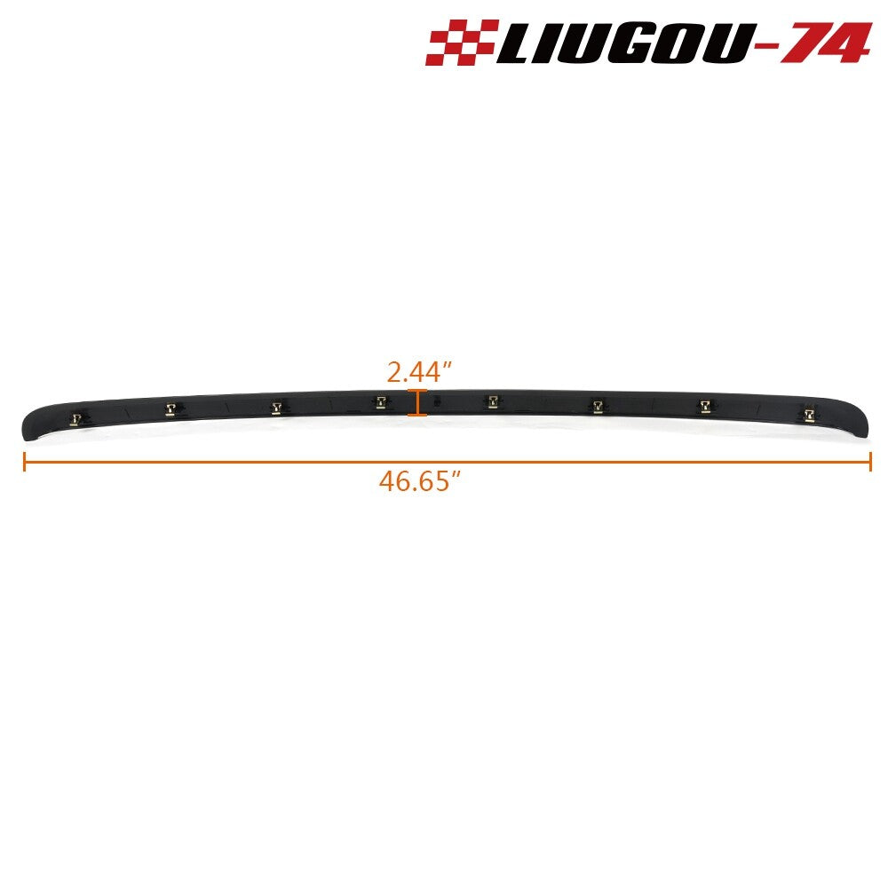 Front hood molding trim suitable for 2007-2013 for GMC for Sierra 1500 and 2500 trucks.