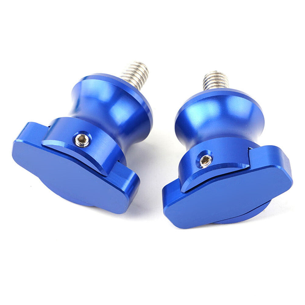 2¢ªCNC Schwingenschieber Spulen St?nderschrauben M8 f¨¹r for Honda CBR600RR 03-17 Blau
