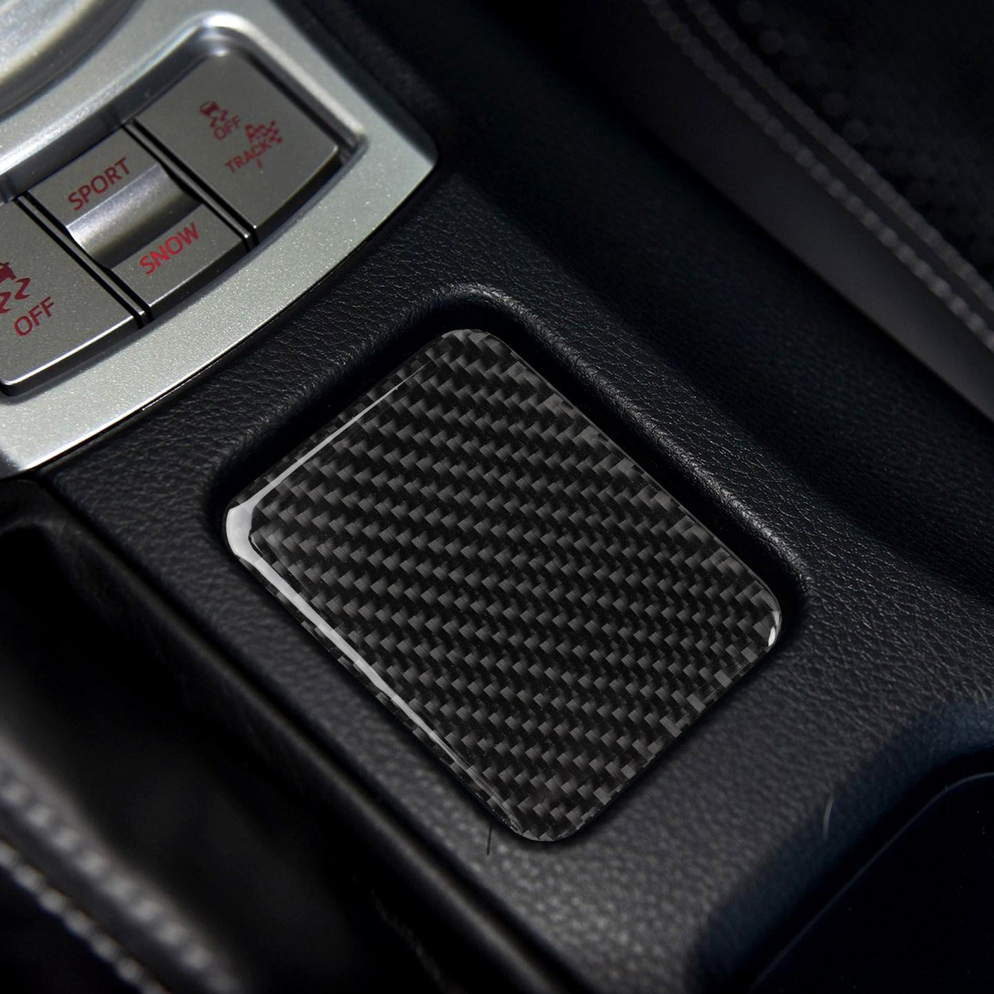 Carbon Fiber for Seat Heating Button Cover Trim for Subaru BRZ for Toyota 86 2017-2019