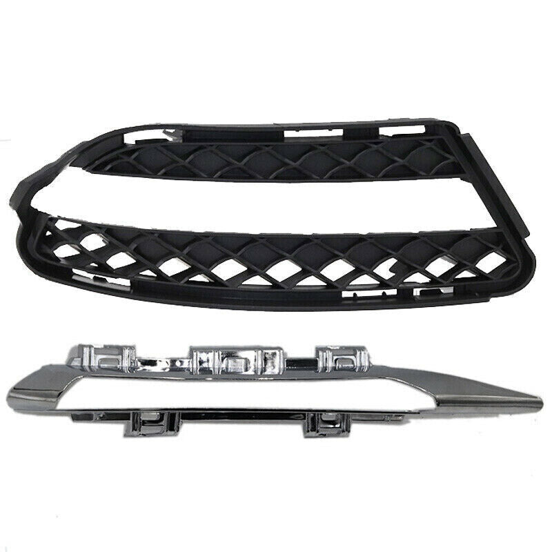 2x RH Front Fog Driving Light Grille Trim Fit for Mercedes Benz S W221 2010-2013