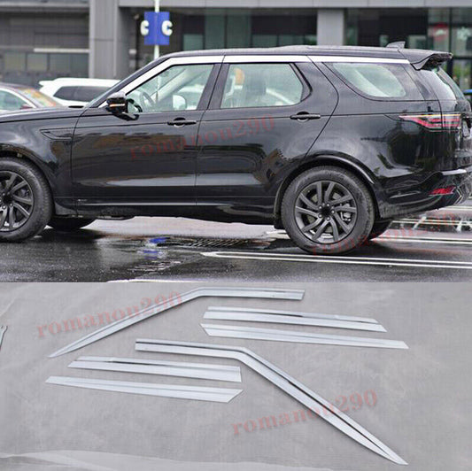 for Land Rover Discovery 2017-2024 Chrome Window Visor Vent Sun Shade Rain Guard