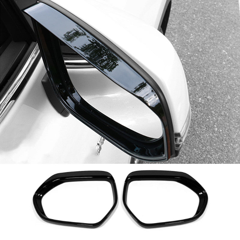Glossy Black Mirror Rain Glow Cover Trim for Toyota for Corolla 2019 - 2024