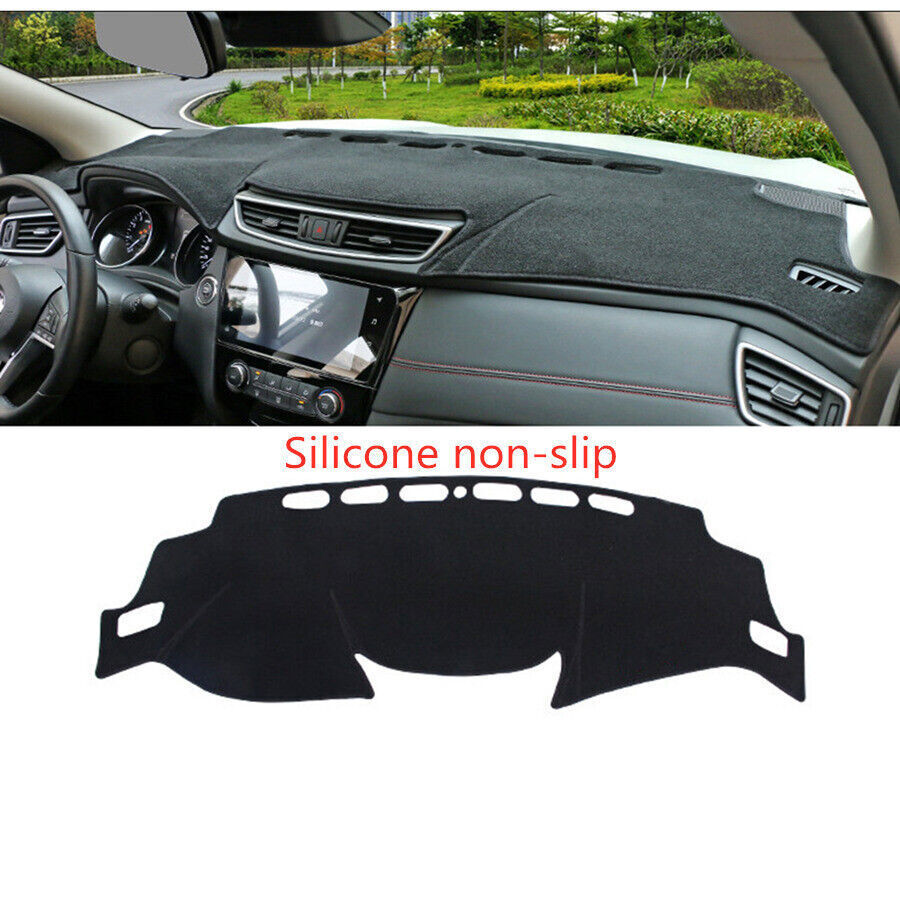 1X Black Dashboard Dash Mat Dashmat Sun Cover Pad for Nissan Rogue Sport 17-2022