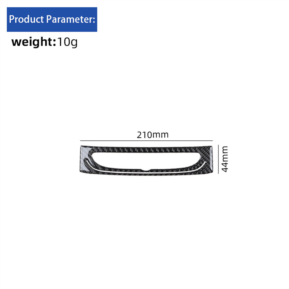 Carbon Fiber 8'' Touch Screen Navigation Lower Trim for Chevrolet Camaro 2016-23