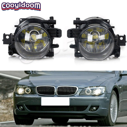 2PCS LED Fog Light with Bulbs for BMW 7 Series E65 E66 730 d 740 745 2005-2008