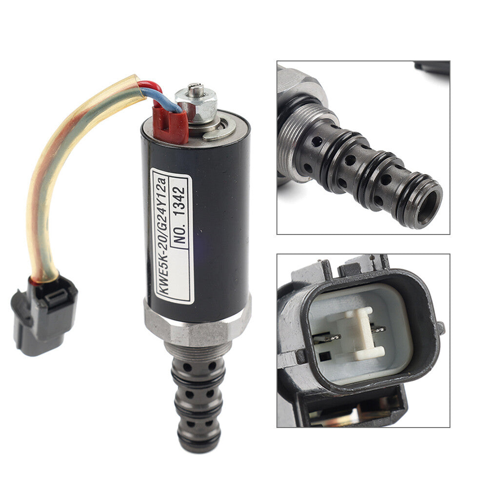 Solenoid Valve KWE5K-20/G24Y12A YN35V00005F2 For Kobelco SK200-2 SK200-5