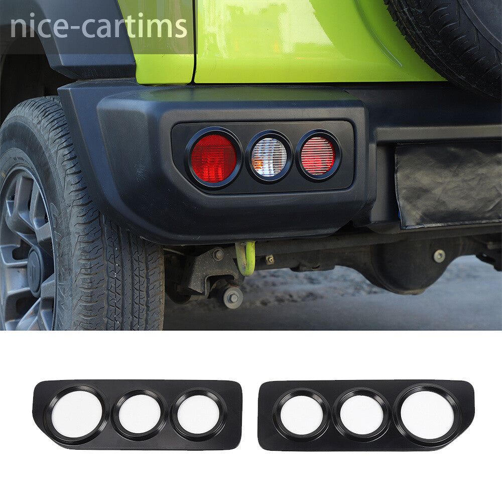 Fit for Suzuki for Jimny 2019-2023 Rear Taillight Lamp Protect Guard Cover ABS Black
