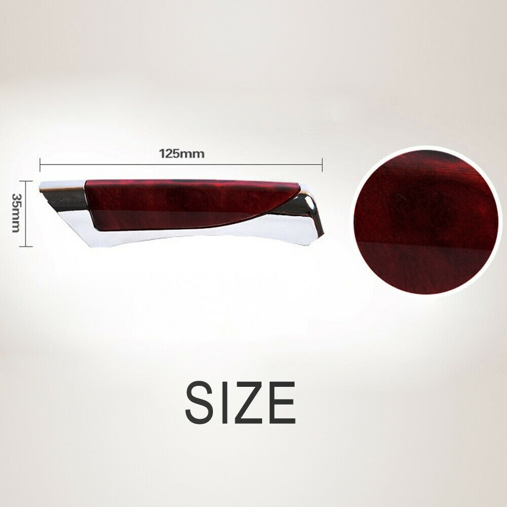 Red Carbon Fiber Style Car Handbrakes Protective Cover Car Interior