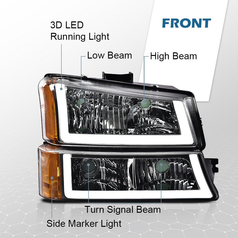 2003-2006 Silveraso Assy LED DRL