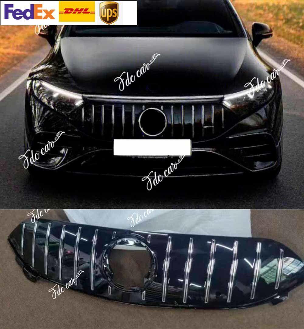 The front racing upper grille is suitable for Mercedes-Benz W297 V297 EQS450 EQS580 2022+