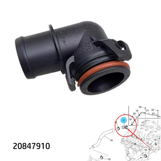 Black Coolant Hose Black Coolant Radiator for Buick for Cadillac for Chevrolet