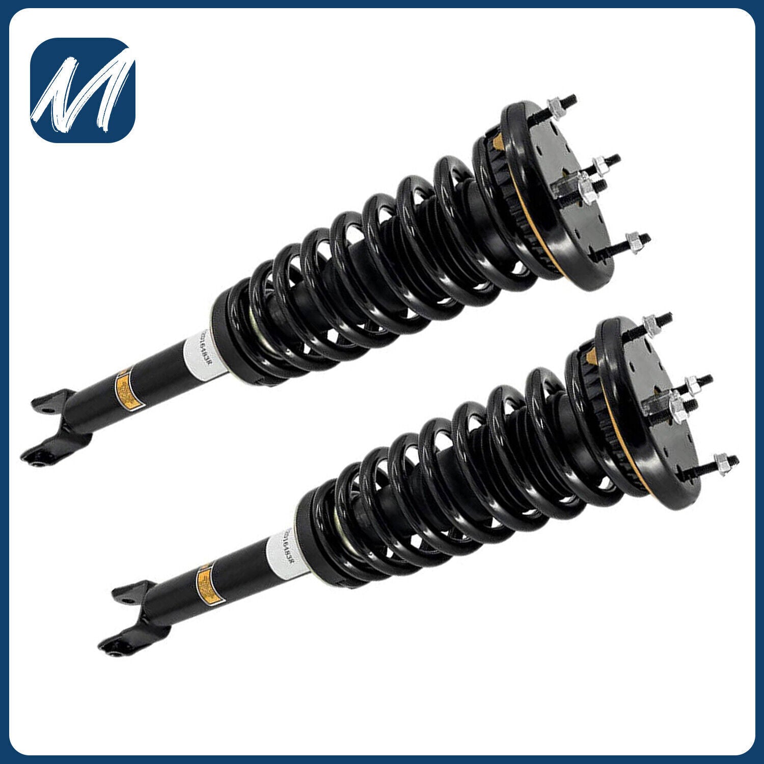 2-piece Assys Fit front shock absorber struts for Maserati Ghibli M157 S Q4 AWD 670030333