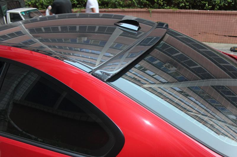 Carbon Fiber Rear Roof Spoiler Fit for BMW E92 M3 328i 335i Coupe 2 Door 2006-12