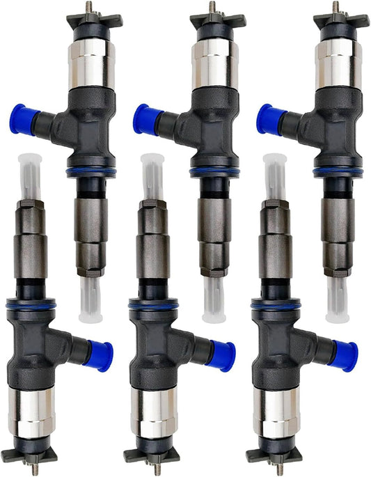 6X Fuel Injector for 20R-2478 3707282 For Caterpillar 320E 323E Engine C6.6 C7.1