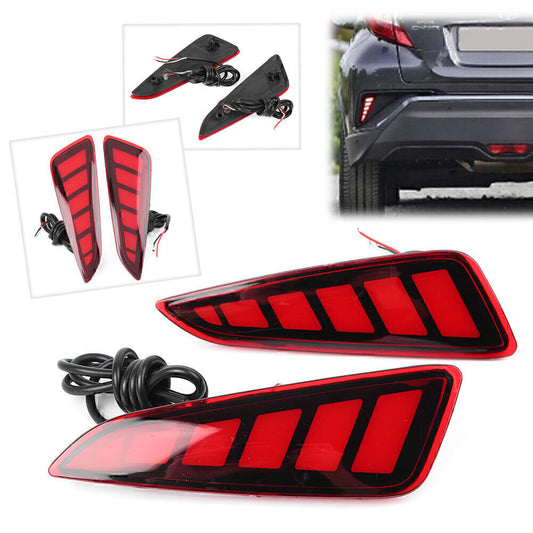 Hecksto?stange DRL LED Licht R¨¹cklicht Bremslicht Lampe f¨¹r for Toyota C-HR 2016-18