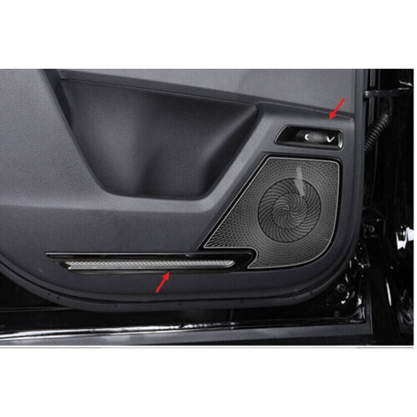 for Honda CR-V 2023-2024 Black Steel Inner Door Panel Strip Molding Cover Trims