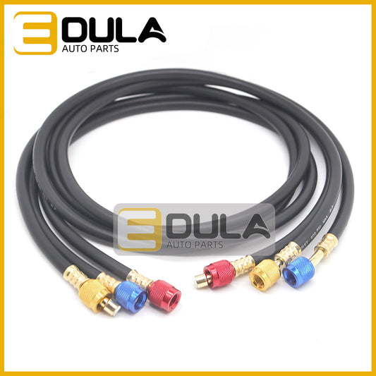 1.5M / 4000psi Air Conditioning Charging Hose Valves fits for R134A R410A R22