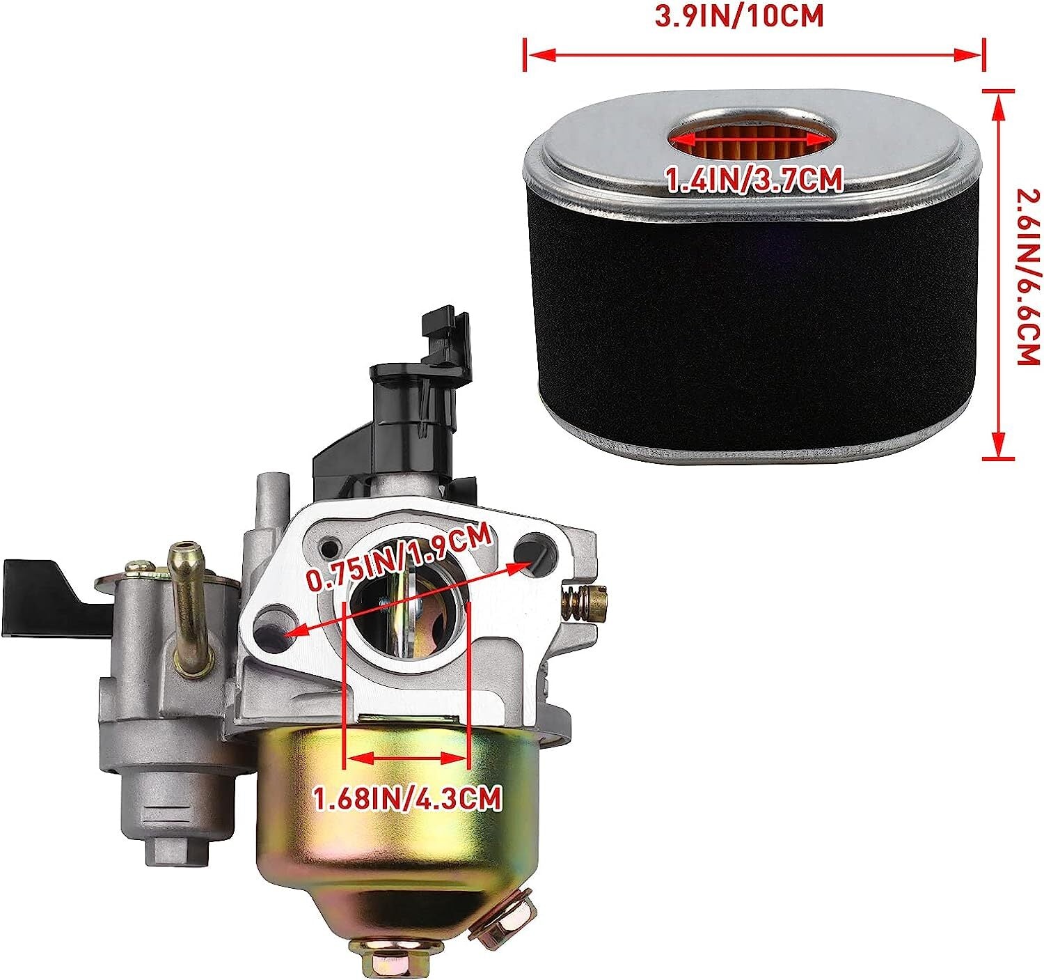 GX160 GX200 Carburetor for Honda GX140 GX168 GX200 5.5HP 6.5HP Engine Carb