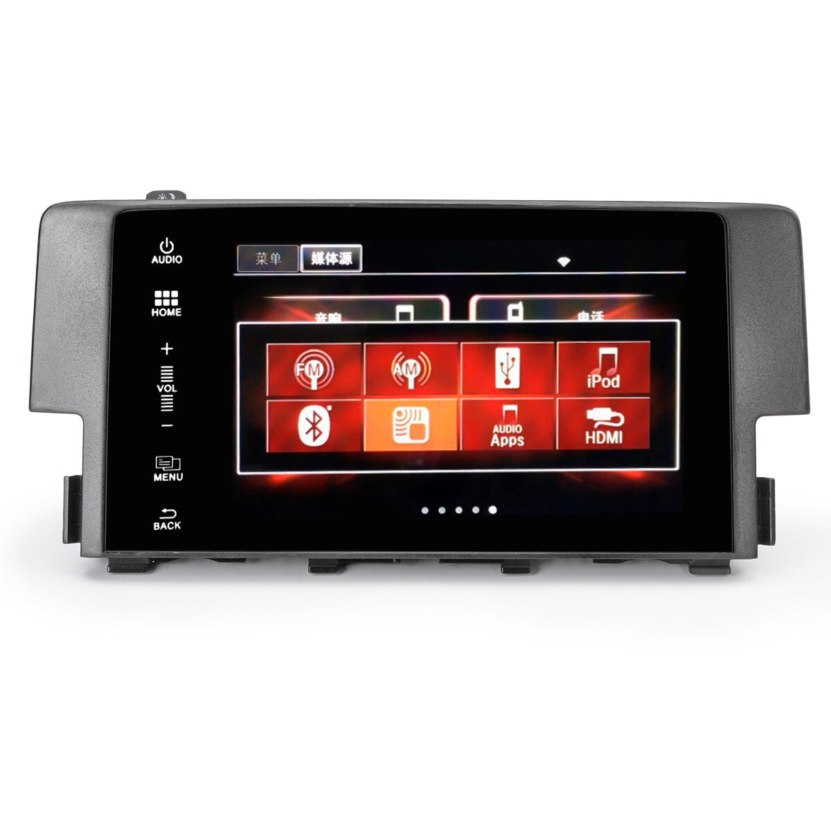Suitable for 2016-2018 for Honda civilian radio navigation display with 7-inch LCD and touchscreen 39710-TBA-A11