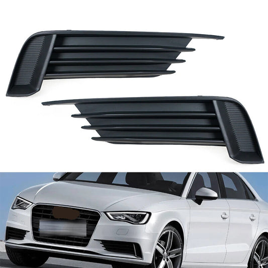 Car Front Bumper Fog Lamp Grills Trim Cover for AUDI A3 2013-2017 8V5807681/82
