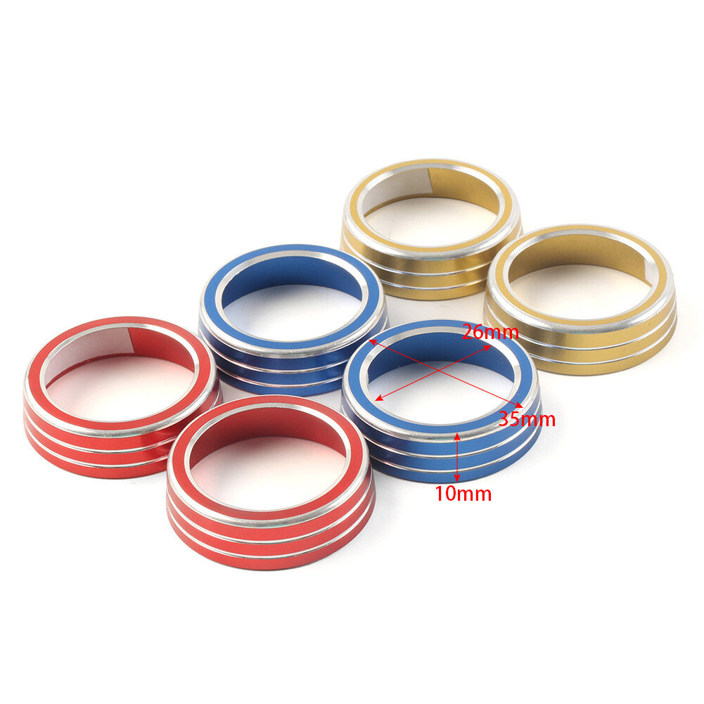 AC Climate Switch Knob Ring Cover Trim for Honda for Civic 10th Generation 2016-2021