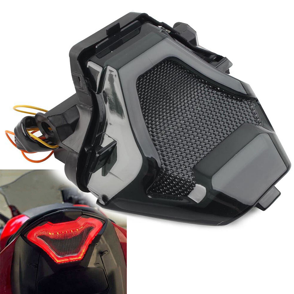 Fit for Yamaha YZF R3 R25 Y15ZR MT07 Rear Tail Light Integrated Turn Signal Red