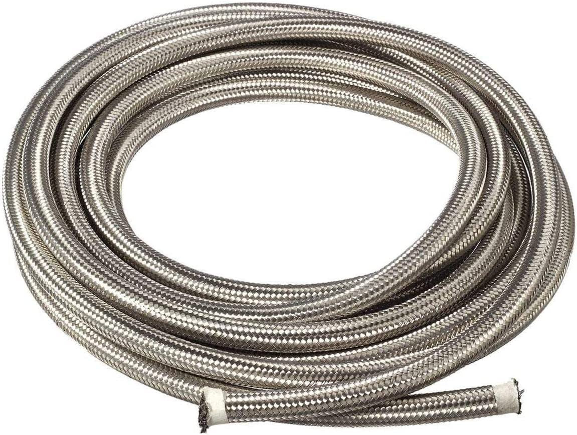 6AN 3/8 inch PTFE fuel hose, 20-foot fuel line, LS fuel injection line, E85 hose connector