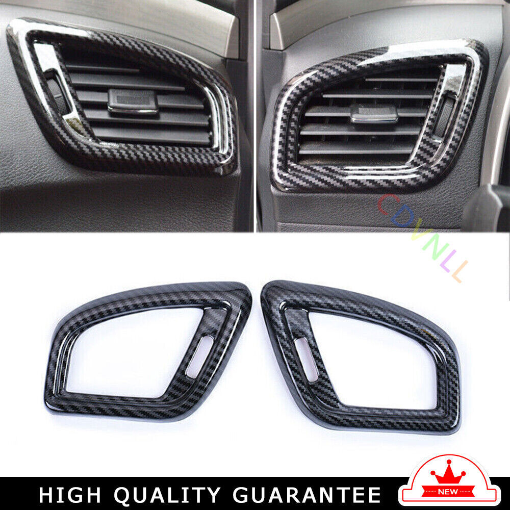 Left And Right Air Outlet Vent Trim 2 for Nissan Murano 2015-2021 Carbon Fiber