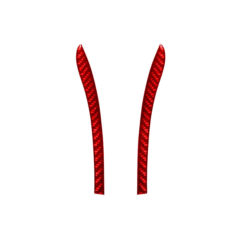 Red Carbon Fiber Center Air Vent Side Cover Trim for Lexus RX330 RX350 2004-2009