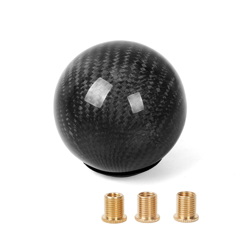 Universal Racing Carbon Fiber Aluminum Manual Car Gear Shift Knob Shifter Lever