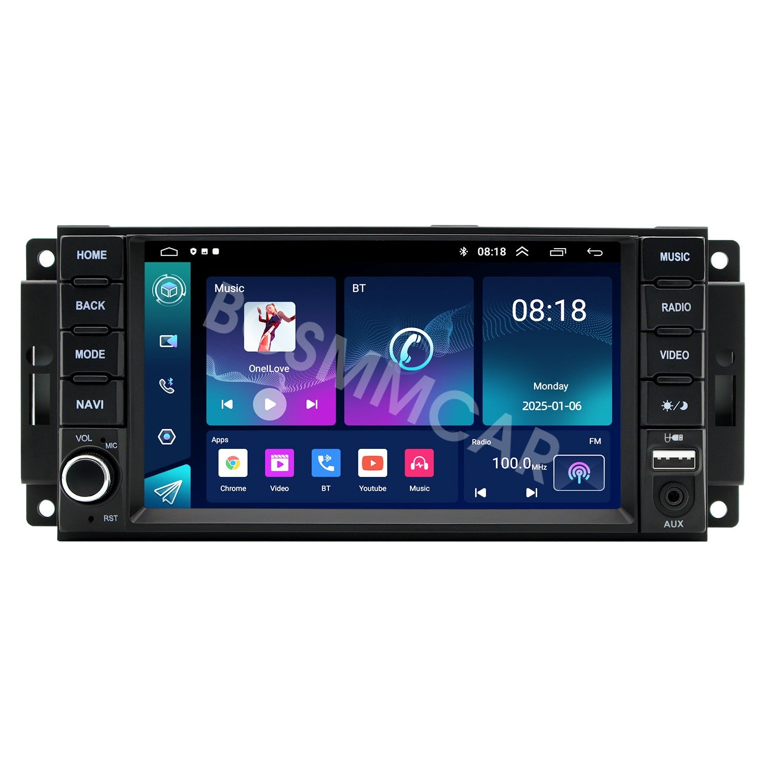 Car Stereo Radio Player GPS Navi Bluetooth USB Fit for Dodge for Charger 2008-2010