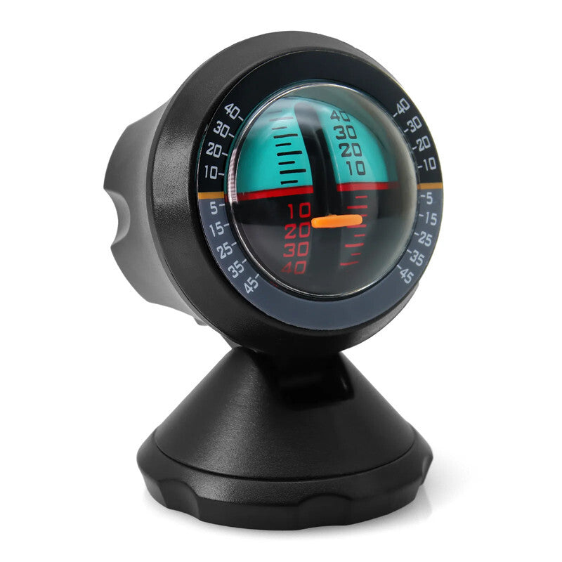 Car Tilt Gauge Gradient Angle Slope Level Meter Inclinometer Level Measure Tool