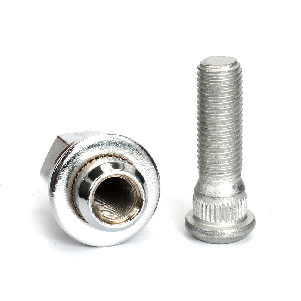 Wheel Lug Stud Hub+Lug Nut Chrome for Lexus for Toyota 4Runner for Avalon for Camry for Corolla