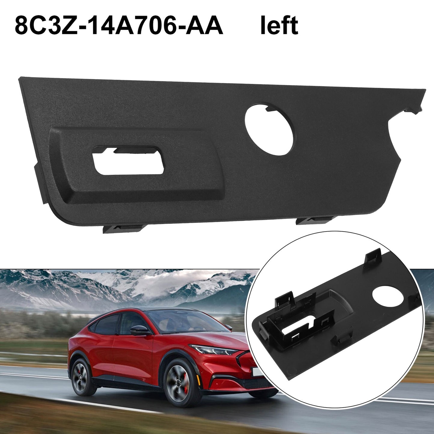 Driver for Seat 8C3Z-14A706-AA F-350 F-450 F-550 Super Duty 2008 - 2010 Plastic