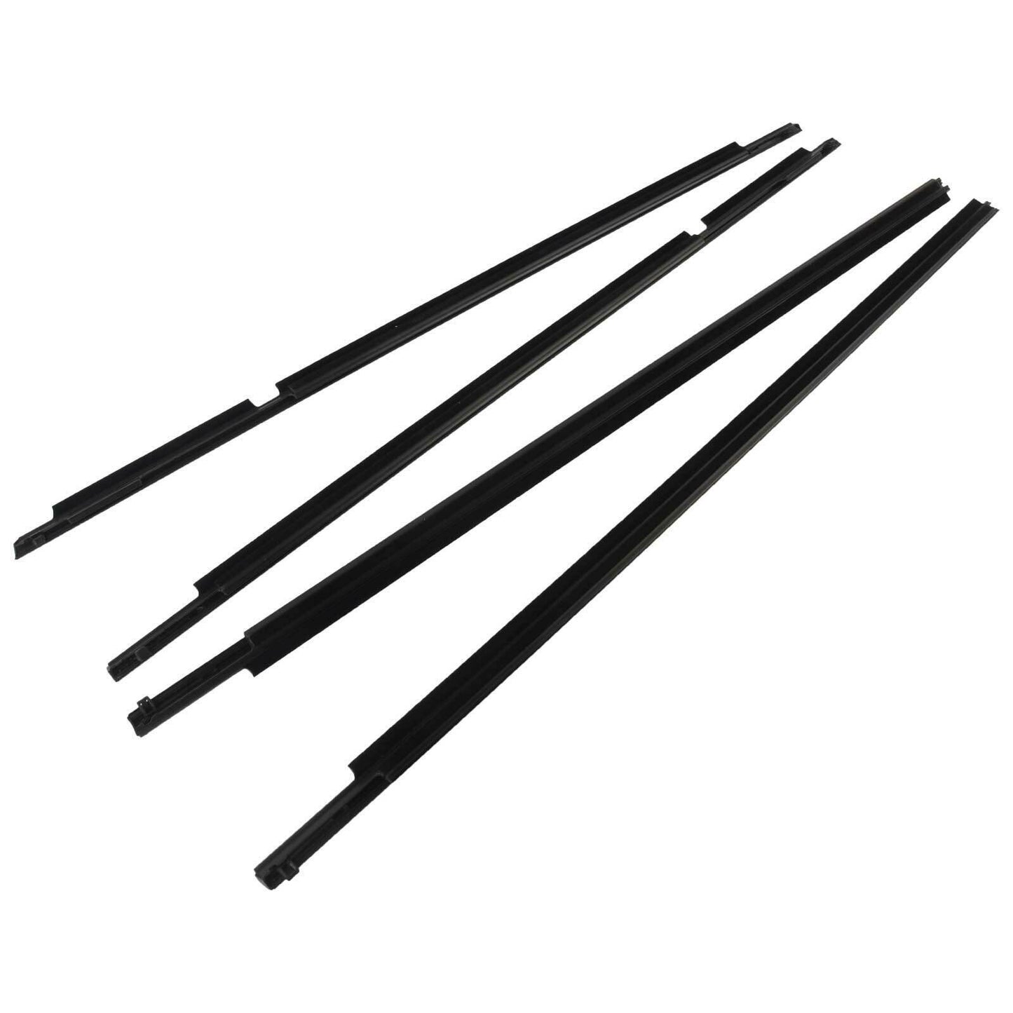 for Lexus LX570 2008-2021 Factory style Black Door Belt Molding Weatherstrip Kit