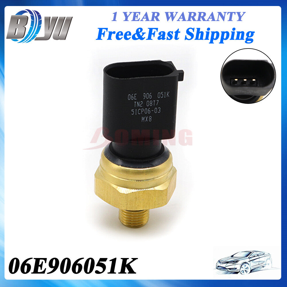 06E906051K for VW for Jetta for Passat GTI Eos for Audi A3 A4 S5 TT Fuel Pressure Sensor