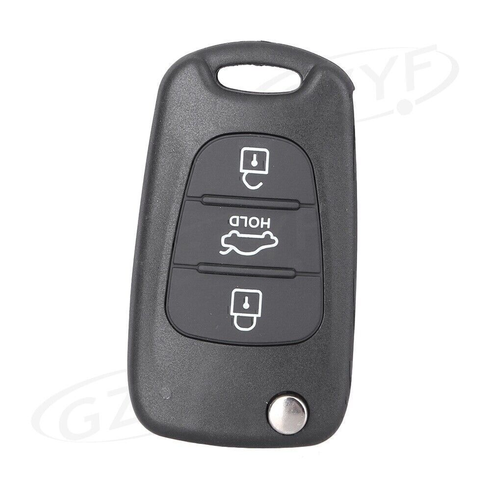 3 Button Car Flip Remote Key Shell Case Fit for KIA Rondo Sportage Soul Rio S161C