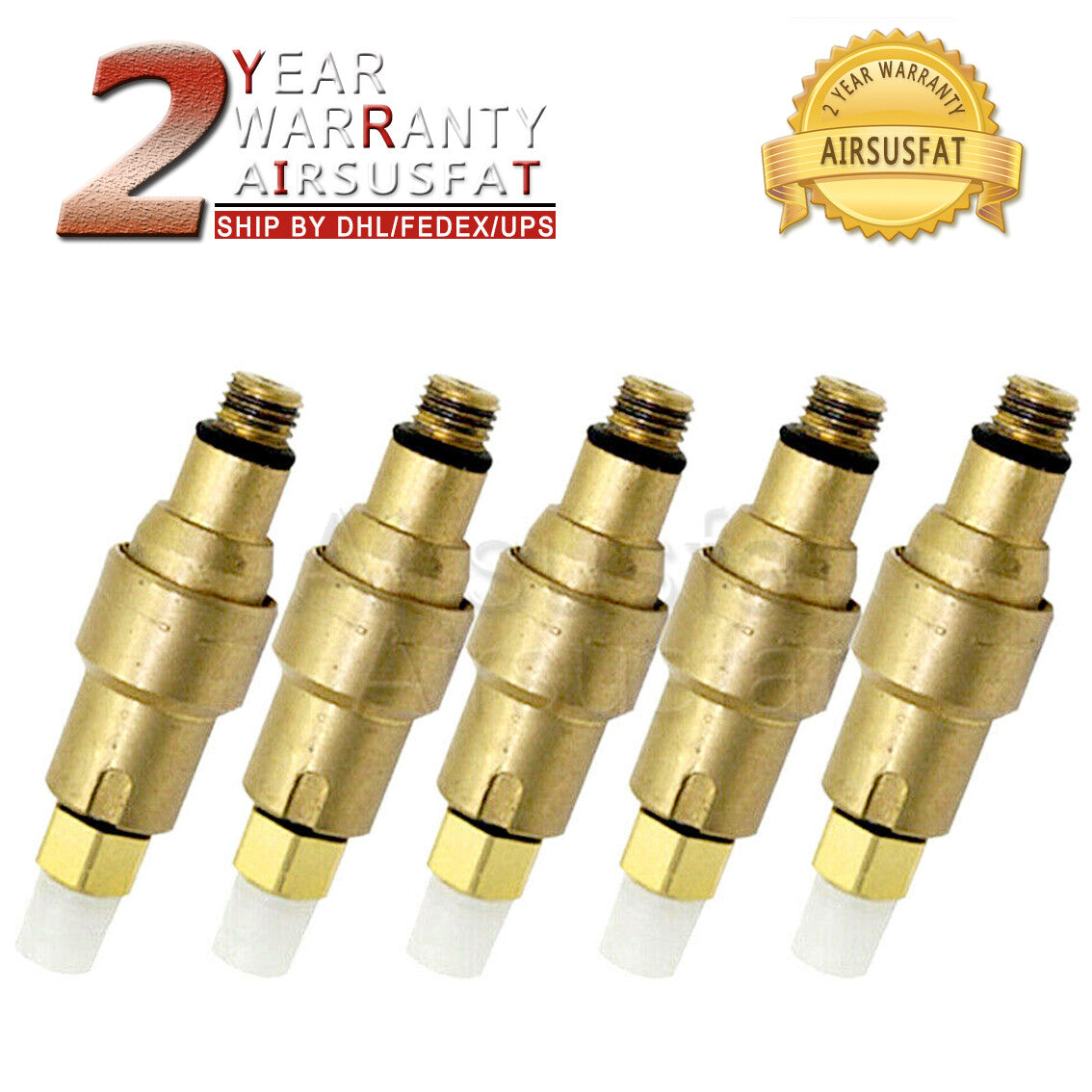 5pcs for Mercedes W220 S-Class Airmatic Shock Front Air Valve Risidual Pump Kit