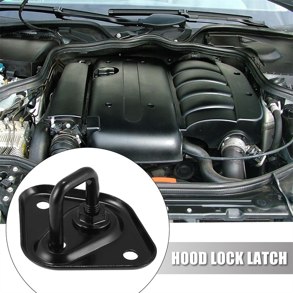 2PCS Hood Lock Latch Upper Replacement 2128800060 for Mercedes-Benz C63 2008-17