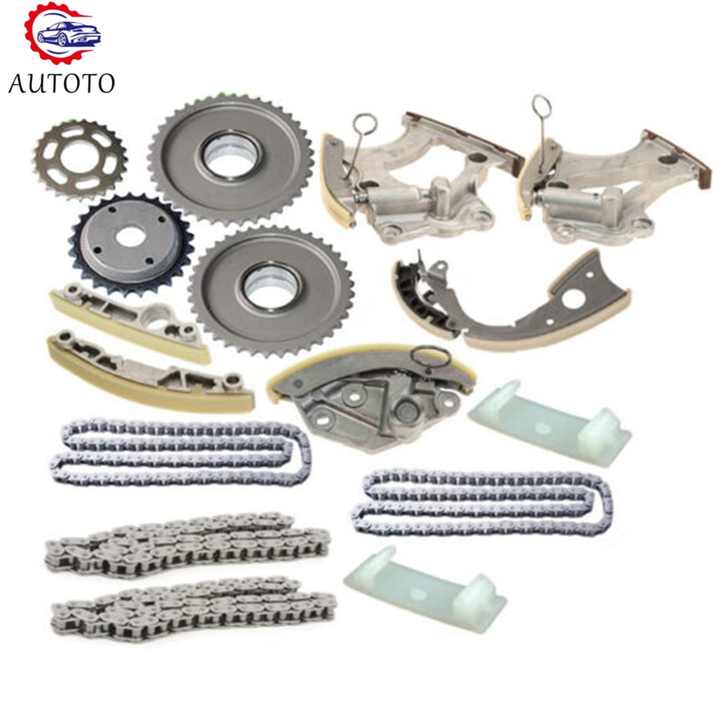 Timing Chain Kit w/ Gears For 11-16 for VW TOUAREG for AUDI A6 C7 A7 for A8 Q5 Q7 S5 3.0T V6