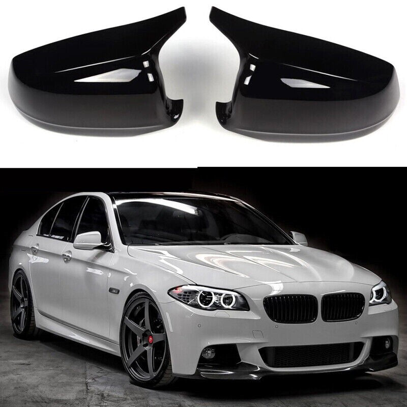 for BMW 5 Series F10 F11 M5 2010-2013 Mirror Caps Mirror Housing Gloss Black NEW