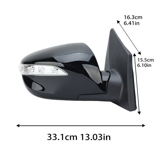 F¨¹r for Hyundai IX35 LM 09-15 Rechts Au?enspiegel R¨¹ckspiegelMit Beheizbar Schwarz