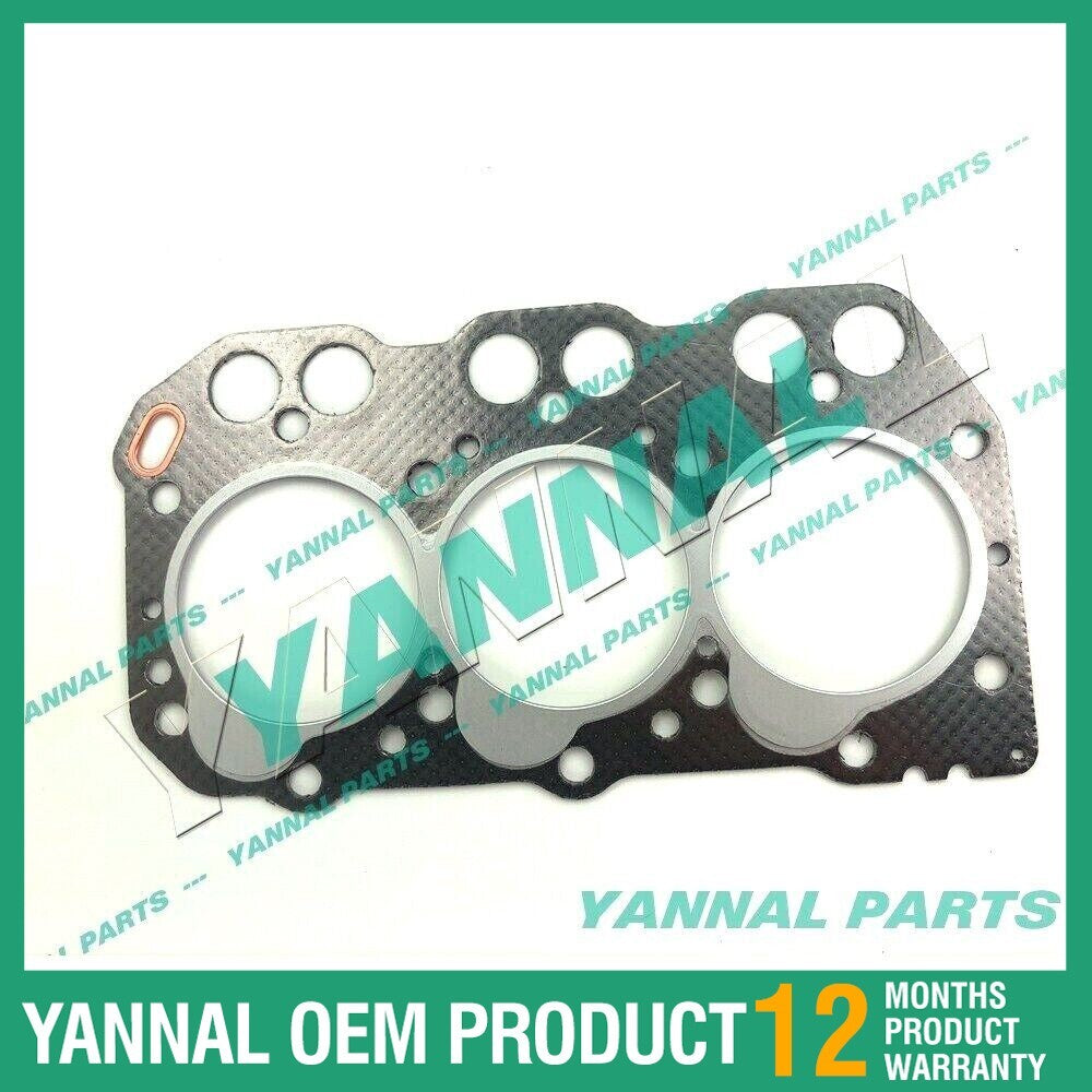 new Yanmar 3TNA72 Rebuild Overhaul Kit with Cylinder Liner Gasket Set STD