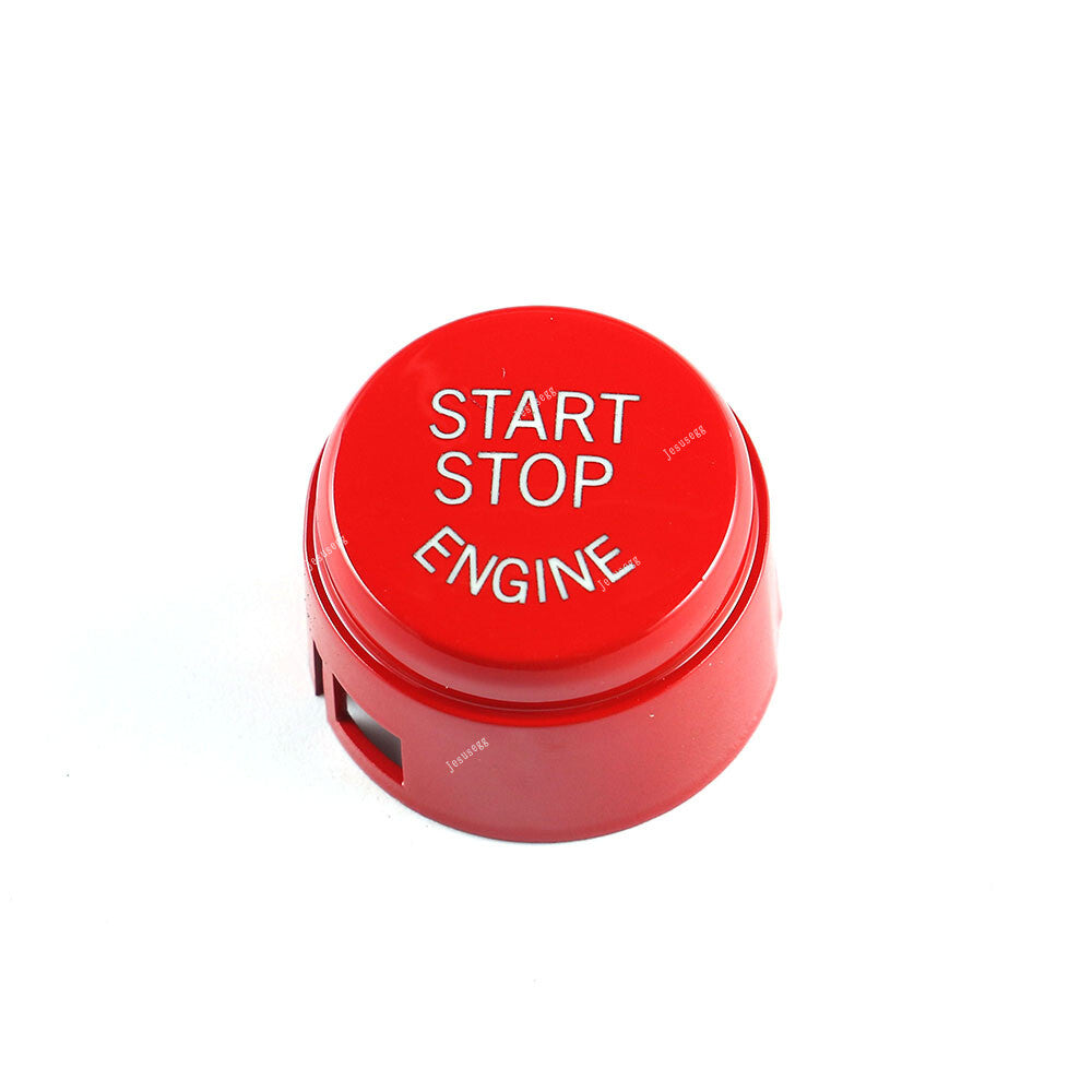 Red Engine Start Stop Push Button Switch Cover for BMW 5 6 Series F01 F02 F10