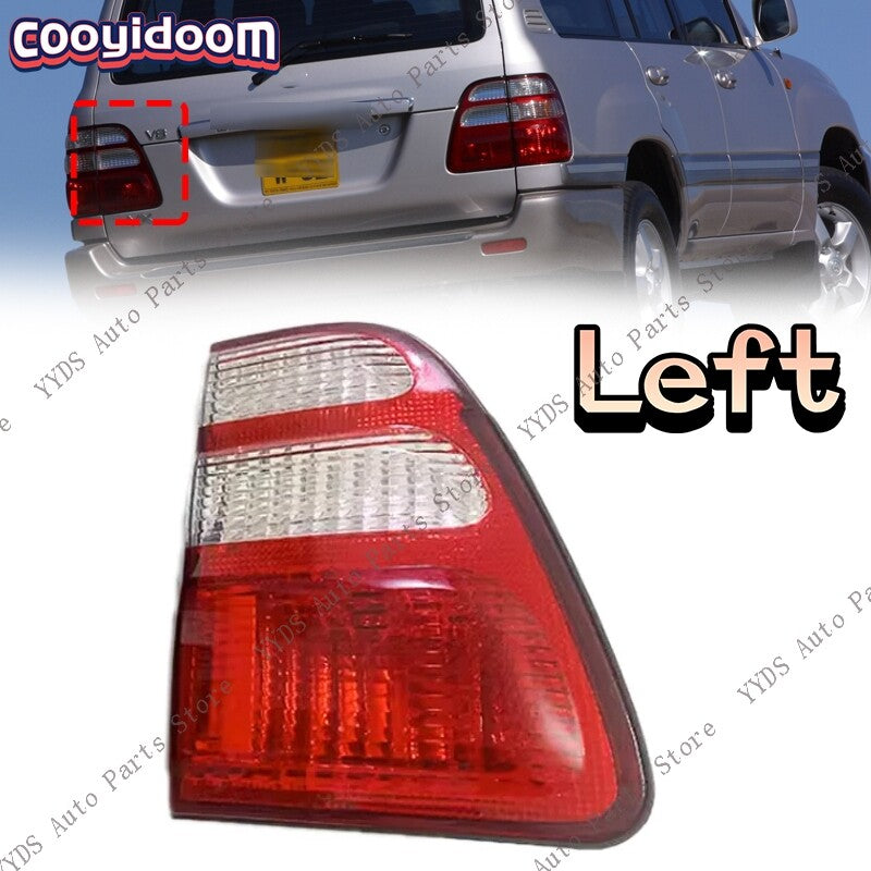 LH for Toyota for Land Cruiser 100 LC100 1998-2005 Inner Taillight Taillamp No Bulb