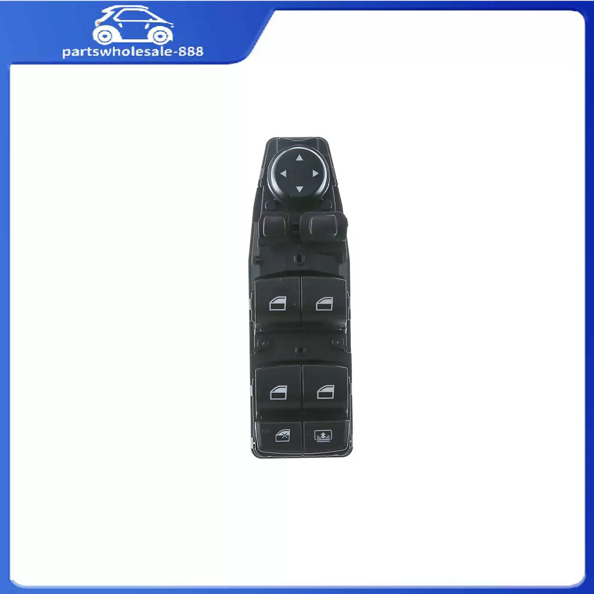 61319241956 Power Window Switch (Front Left) Applicable to for BMW F10, F12, 528xi, 530i, 535i, 640i