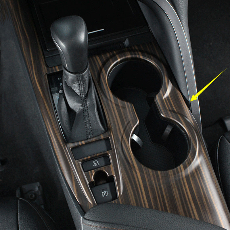 Wood Grain Middle Console Gear Shift Panel Trim ABS for Toyota for Camry 2018-2023