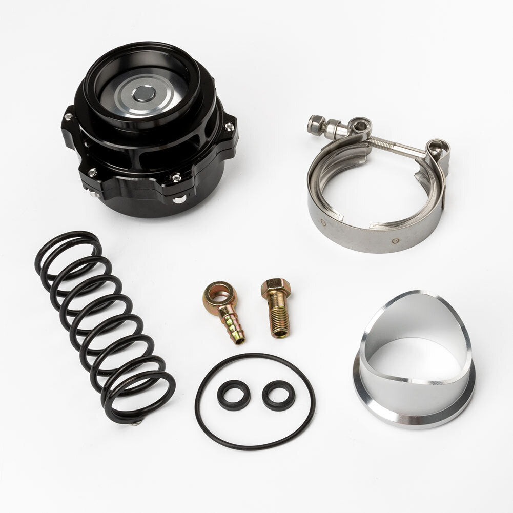 11919-10634 Black Q Series 50mm Blow Off Valve BOV (Ver. 2) Set For TIAL Flange